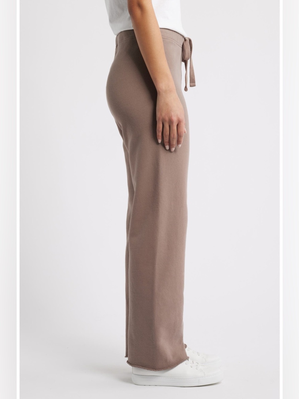 FRANK & EILEEN Catherine Cotton Sweatpants Brulee (124) - Picture 3 of 10